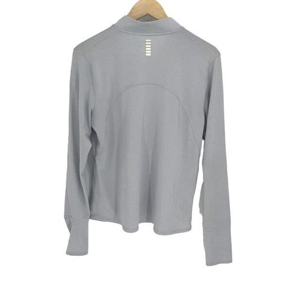 Under Armour Women’s Heatgear Half Zip Long Sleeve Pullover Shirt Gray Size Larg - Picture 3 of 9